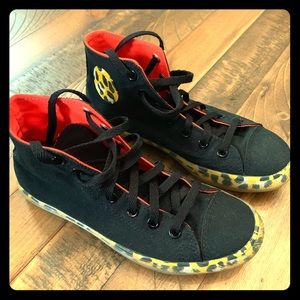 Converse Special Edition Leopard Soled High Tops
